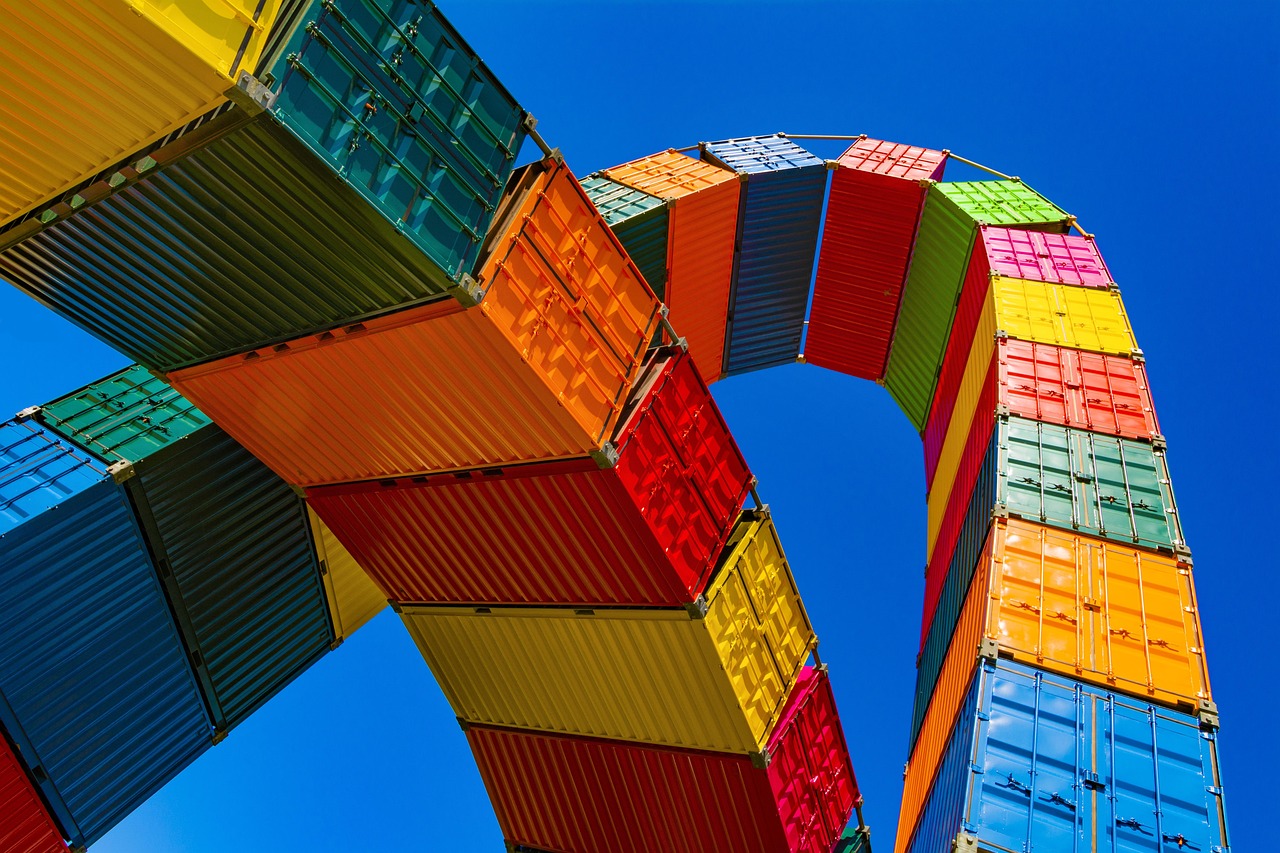 trade shipping cargo containers